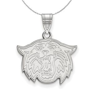 Sterling Silver Villanova U. Medium Pendant Necklace - 20 Inch